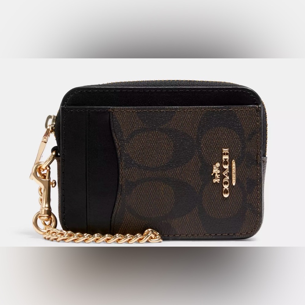 Coach Zip Card Case
